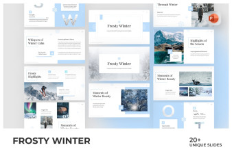 Frosty Winter PowerPoint Template